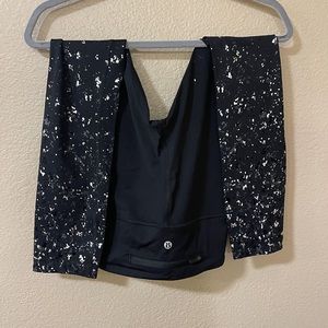 Lulu lemon printed yoga pants